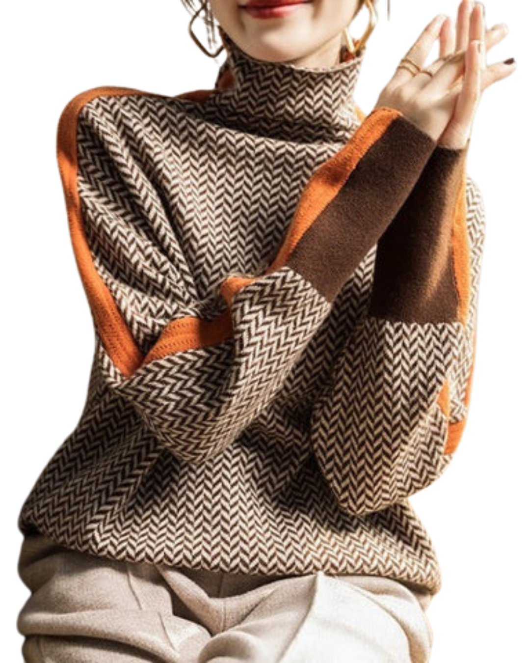 Elaine® | Striped Pullover