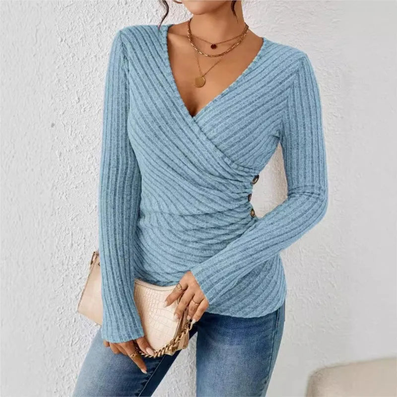 Tehiri™ | Women’s Tummy-Tucking Long Sleeve Top