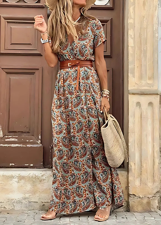 Alanis™ - Elegant Bohemian Maxi Dress 