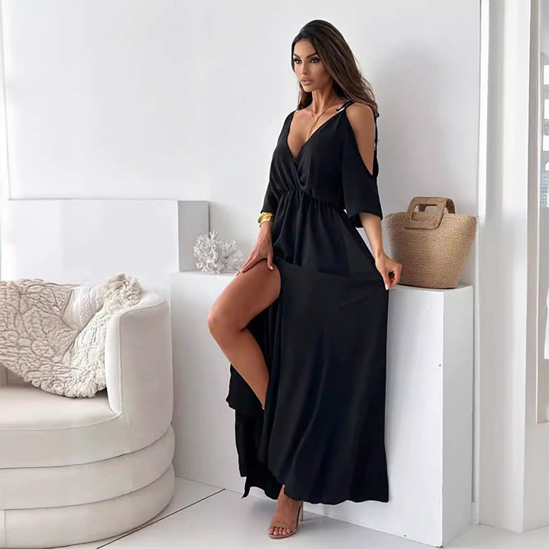 Leela™ | Women’s Elegant High-Slit Dress
