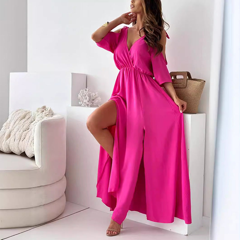 Leela™ | Women’s Elegant High-Slit Dress